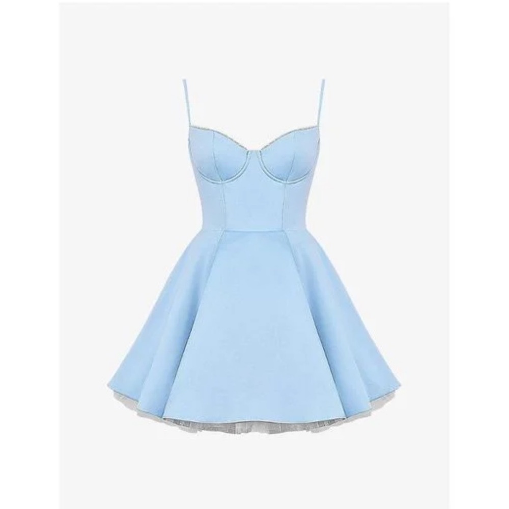 House of CB Light Blue Prom Dress